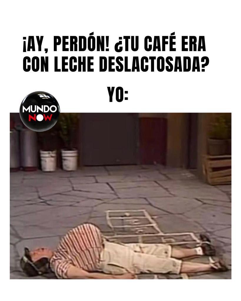café, leche deslactosada, chavo del 8, memes, viral