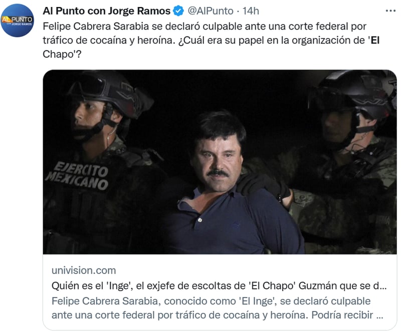 Inge Chapo Guzmán culpable