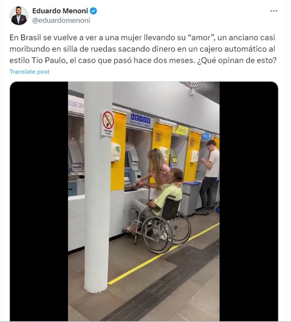 mujer dinero cajero, video, reacciones, usuarios, MundoNOW