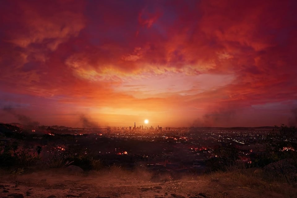 LA, Los angeles, Atardecer, Game, DI2