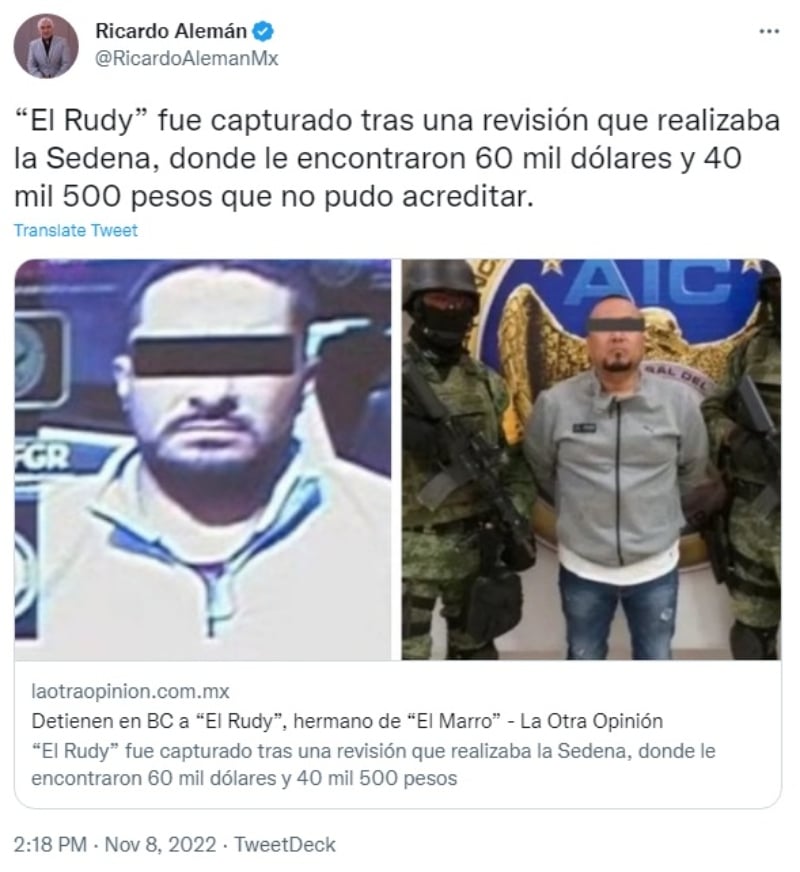 Golpe bajo para el crimen organizado