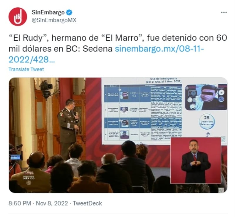 Capturan a el hermano de El Marro