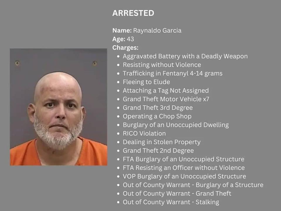 business robbery, Reynaldo García, male, Hispanic, Tampa