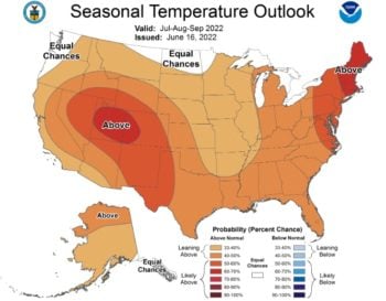 Alertan clima durante el verano 2022