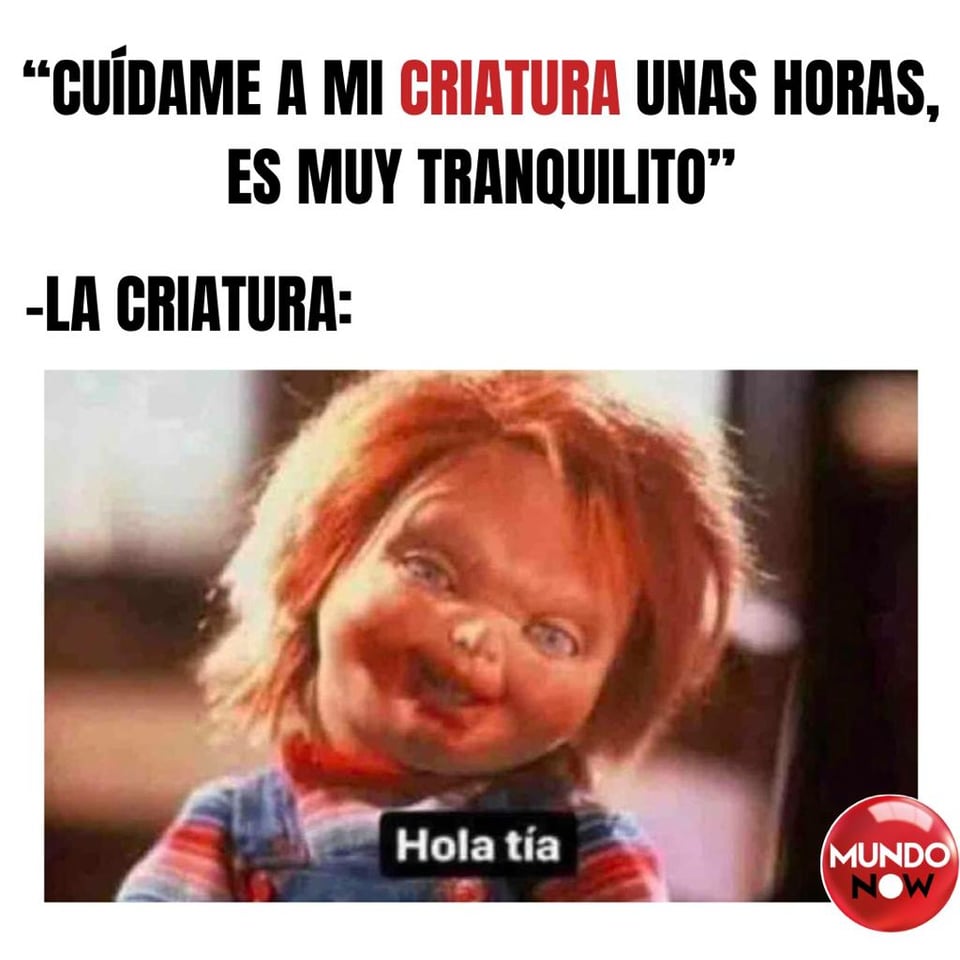 criaturas, tranquilos, tía, hijos, miedo