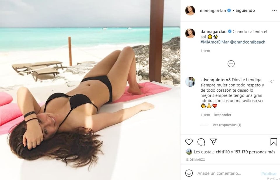 Danna García bikini coronavirus