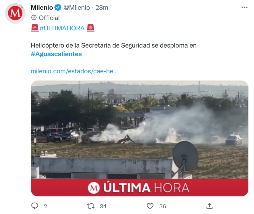 Accidente aéreo