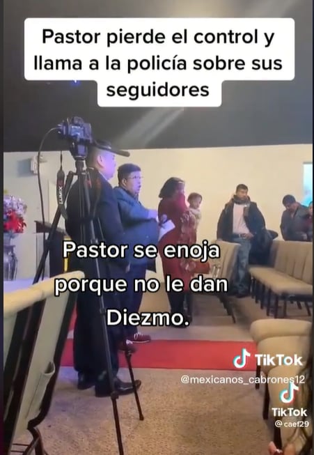 Pastor runs church tithe