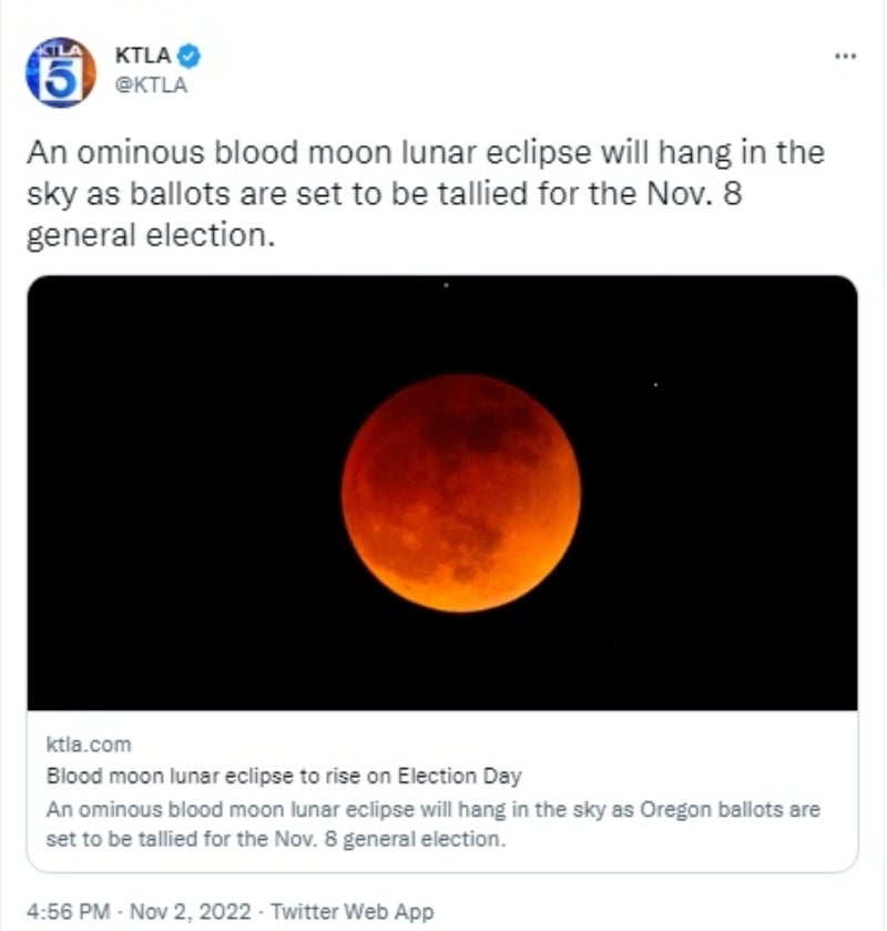 La luna se pintará de rojo
