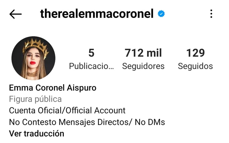 Emma Coronel could become an influencer upon leaving prison and they reveal how much she would charge per publication