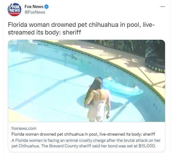 Erica Black committed atrocious action against her pet