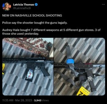 La foto antes del tiroteo: Autoridades de Nashville aseguraron que la atacante compró 7 armas legales