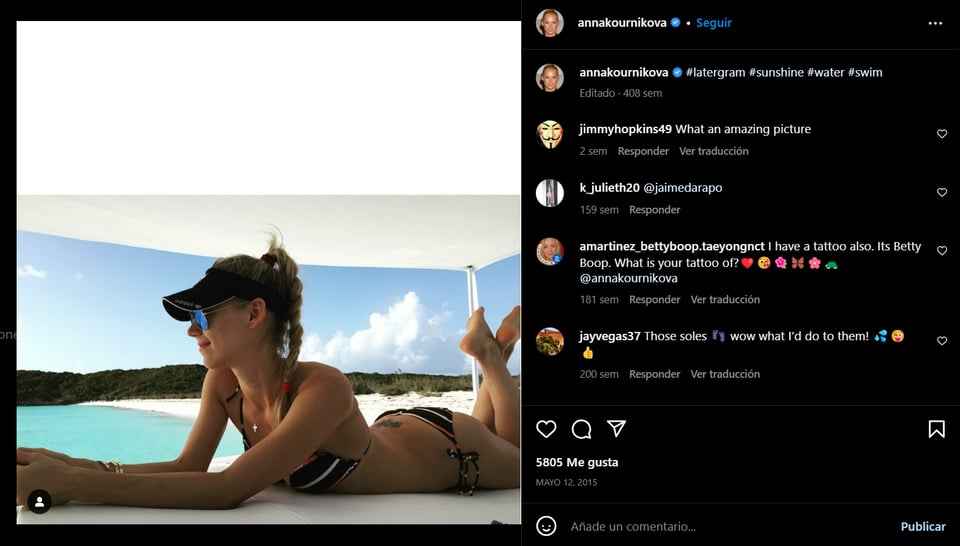 Anna Kournikova's retirement from tennis
