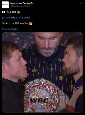 ¿Qué piensa Ryder de Canelo?
