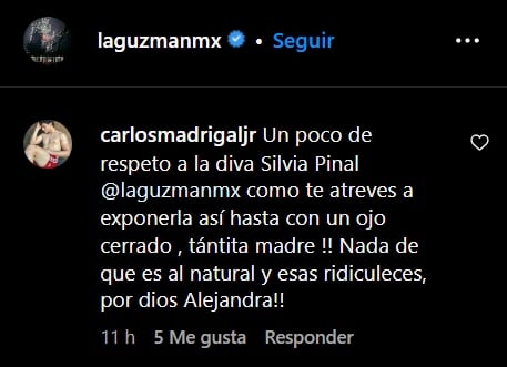 Alejandra Guzmán uploads a photo with Silvia Pinal, they tune her in comments for "show off his mother"