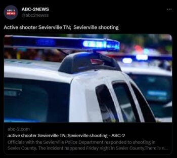 Tiroteo en Tennessee deja terrible saldo y un perro policía herido