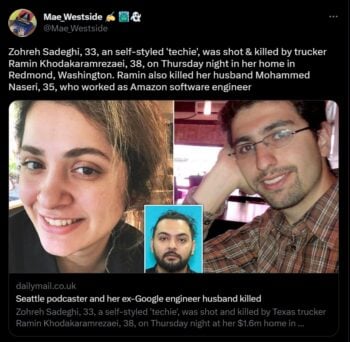 Podcaster y su esposo son asesinados a tiros en Seattle
