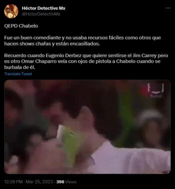 Usuarios reaccionan al video donde Chabelo cachetea a Eugenio Derbez en su programa