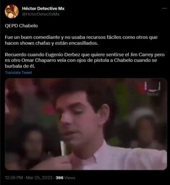 Eugenio Derbez recuerda a Chabelo
