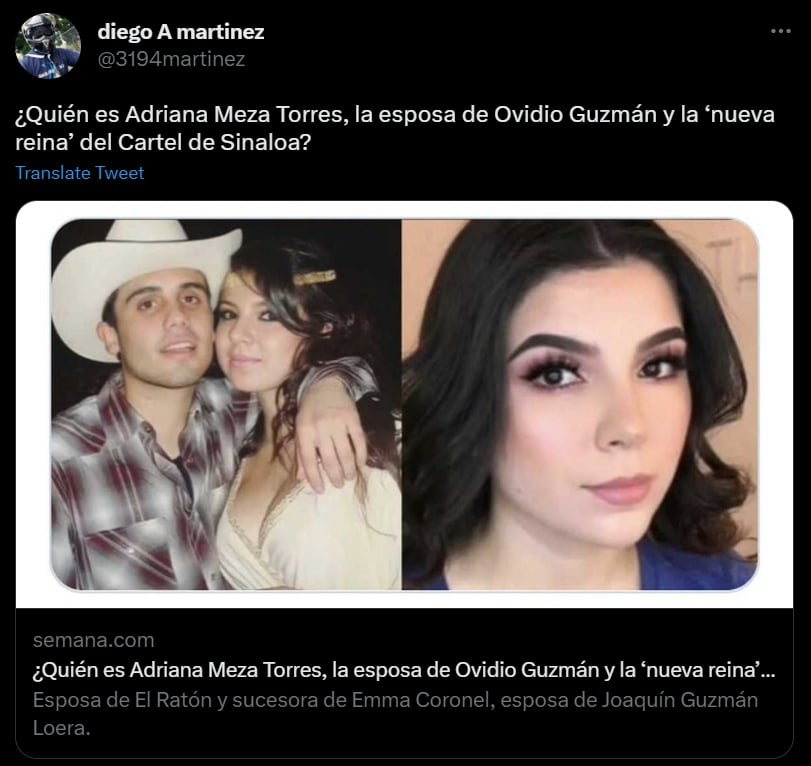 Revelan quién es la supuesta sucesora de Emma Coronel