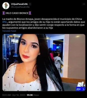 Fiscalía no reconoce la versión sobre su caída del coche, usuarios afirman que mataron a Bionce Amaya