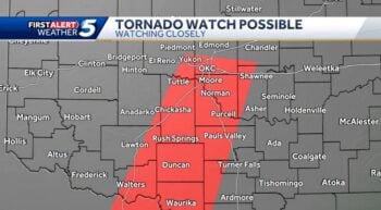 Se emiten alertas urgentes a tres condados de Oklahoma