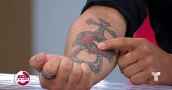 Julián Figueroa agregó que en su tatuaje quería representar varios factores, entre ellos, la muerte