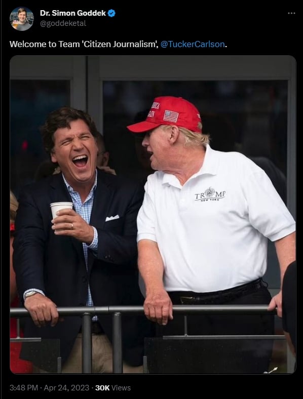 Carlson and Don Lemon, both fired from their television networks