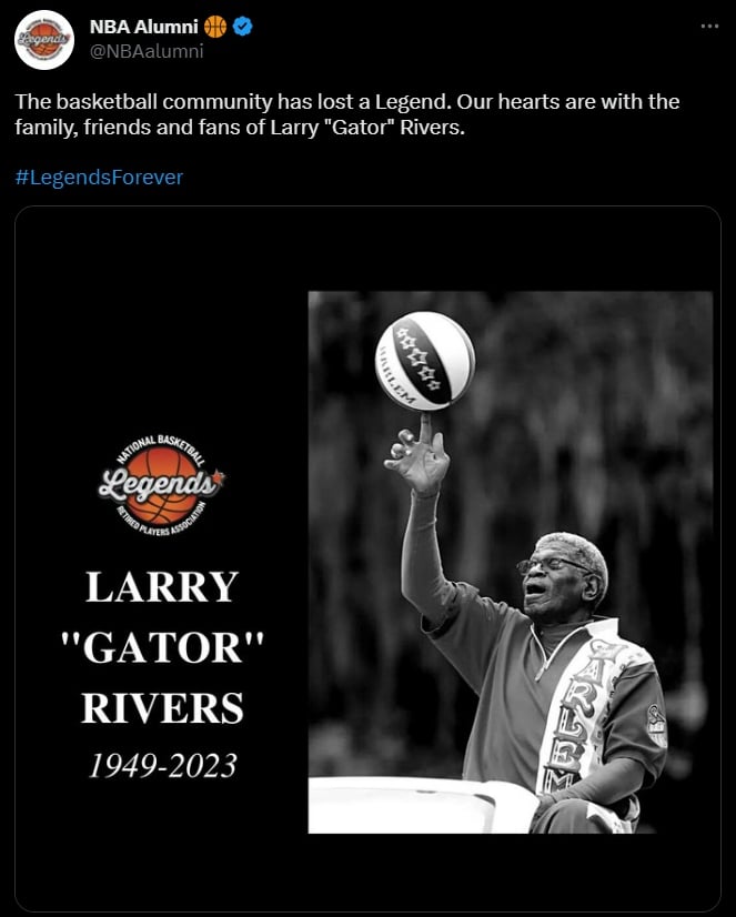 Muere Larry "Gator" Rivers, jugador que ganó el primer torneo de basquetbol en Georgia