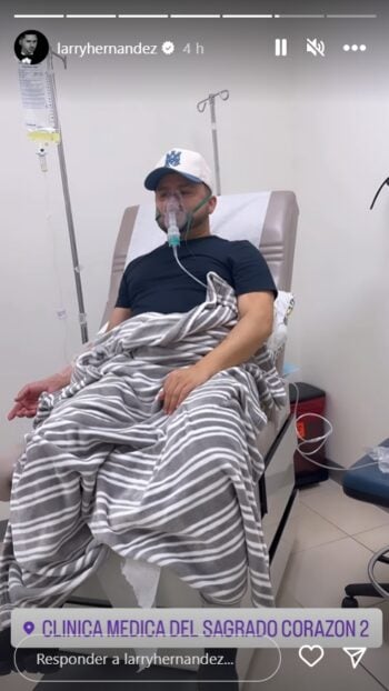 Larry Hernández cancela presentaciones por problemas de salud