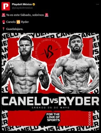 Canelo dice qué pasará si pierde la pelea contra Ryder