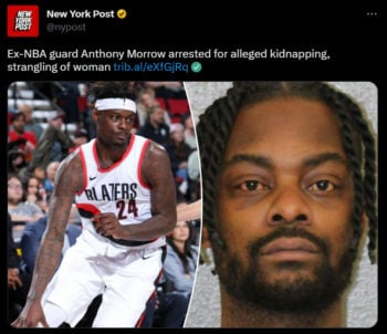 Anthony Morrow fue arrestado el mes pasado
