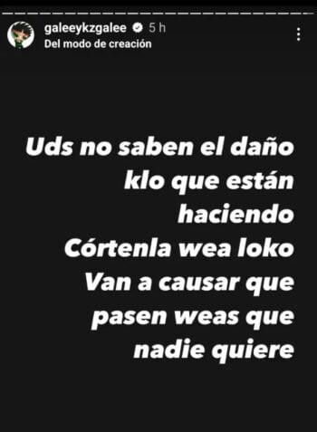 El último mensaje del artista en redes