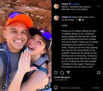 Chiquis Rivera will marry Emilio Sánchez, the message she wrote to him