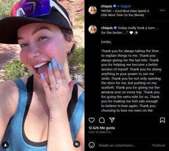 Chiquis Rivera announces that she will marry Emilio Sánchez