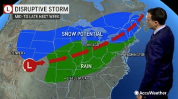 Tormenta invernal llegará al Medio Oeste y Noreste de EEUU