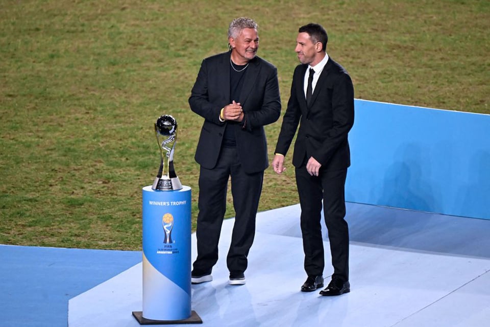 Italian former football player Roberto Baggio