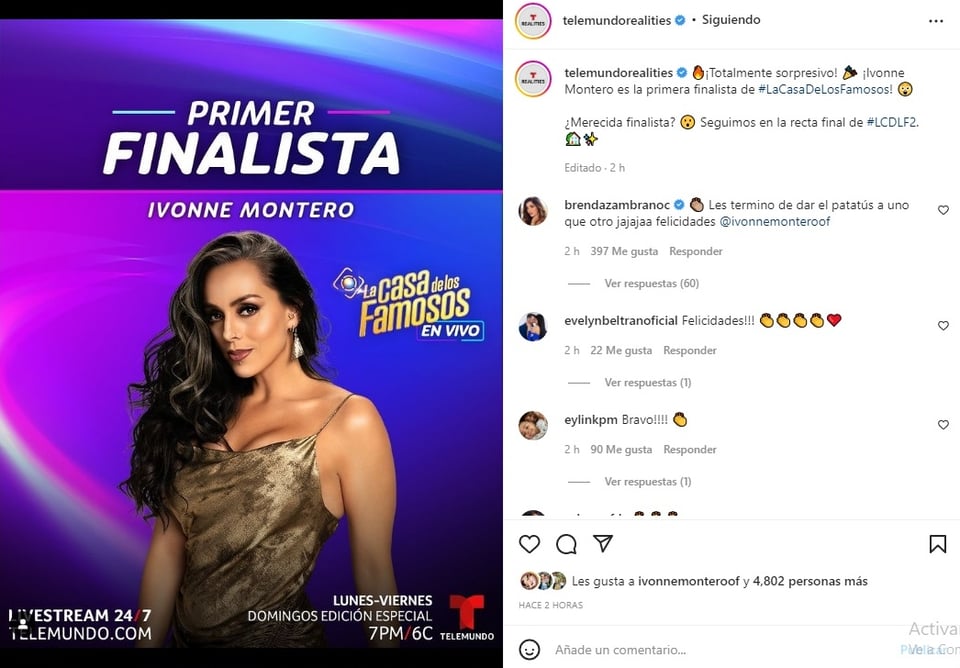 ¿Merecida finalista?