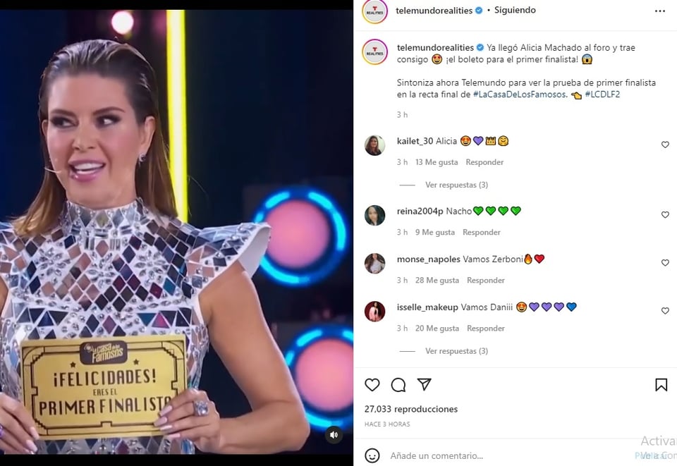 Ivonne Montero primer finalista: Alicia Machado escondió el boleto ganador