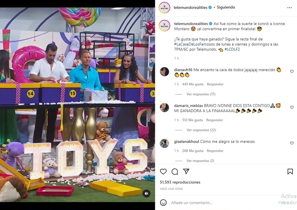 Ivonne Montero es la primer finalista