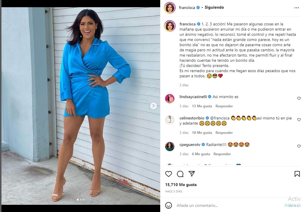 ¿Francisca molesta por petición de su hijo?