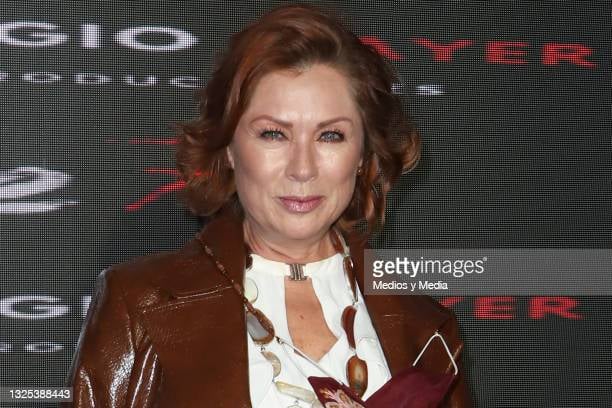MEXICO CITY, MEXICO - JUNE 24: Leticia Calderón poses for photo during 'SIE7E Reinventando tus Pecados' premiere, at Pepsi Center WTC on June 24, 2021 in Mexico City, Mexico. (Photo by Medios y Media/Getty Images)