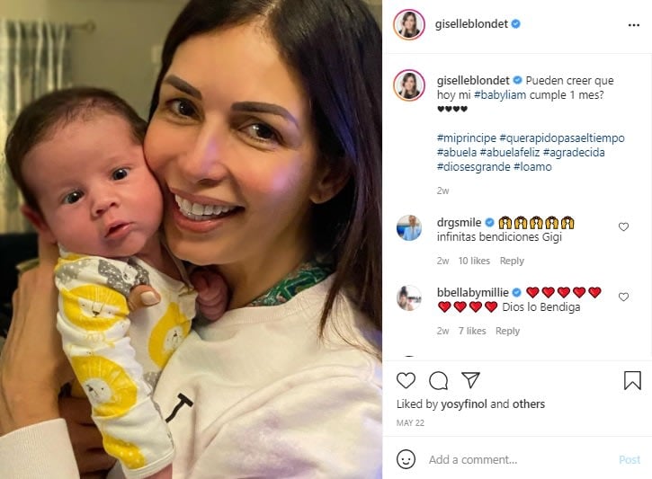 Giselle Blondet reveals her daughter suffered a heart attack while breastfeeding her baby