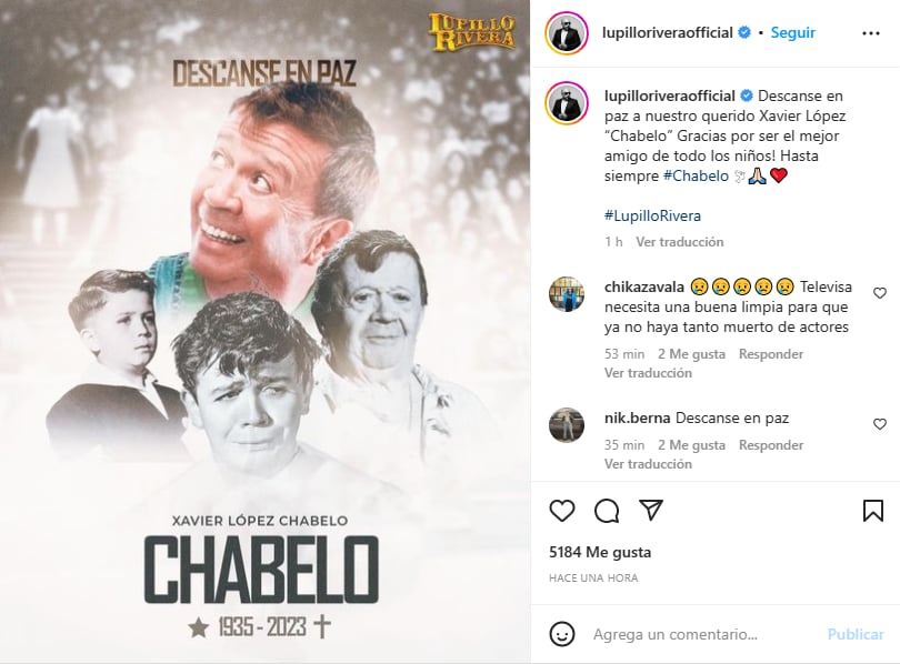 Muere comediante mexicano
