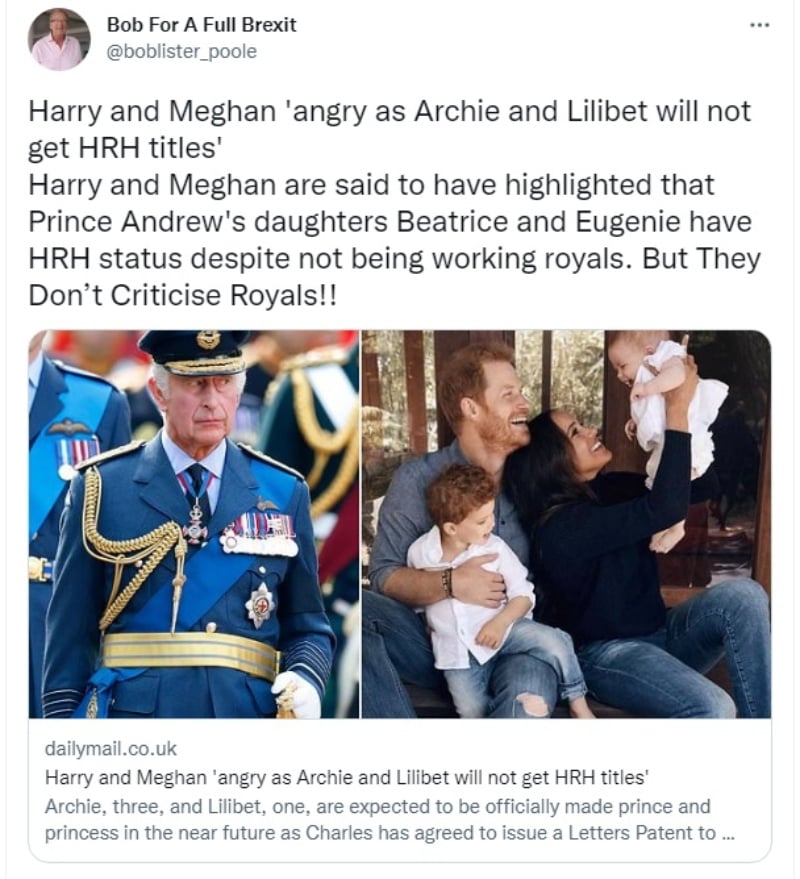 Didn't you respect protocol?