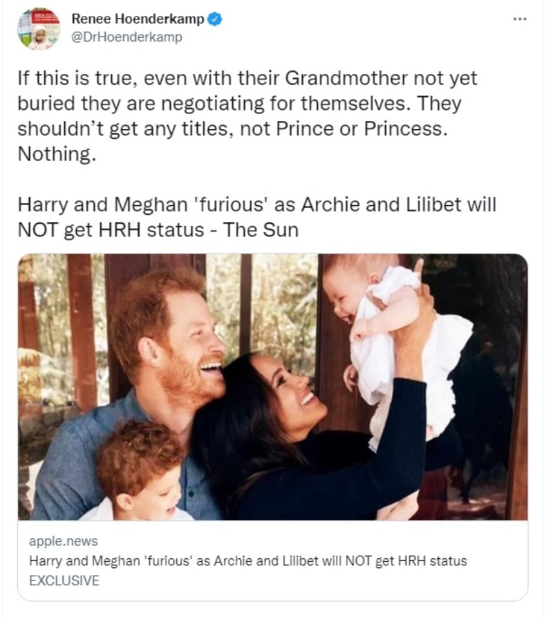 Harry Meghan upset King Charles: His children will not receive the status of His Royal Highness