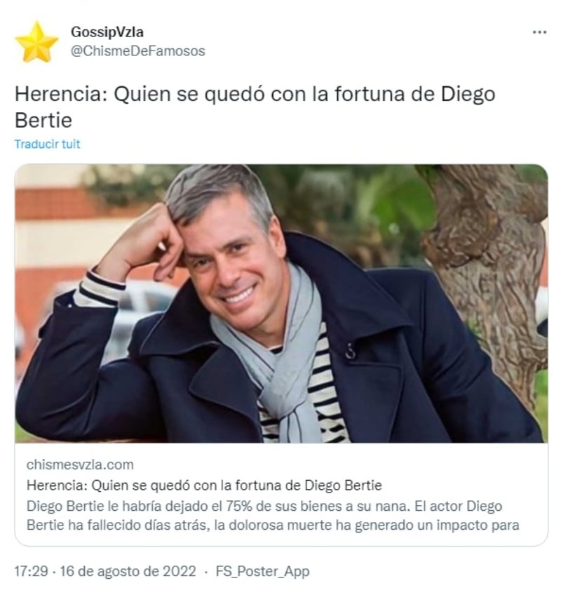 ¿Quién se quedó con la herencia de Diego Bertie?
