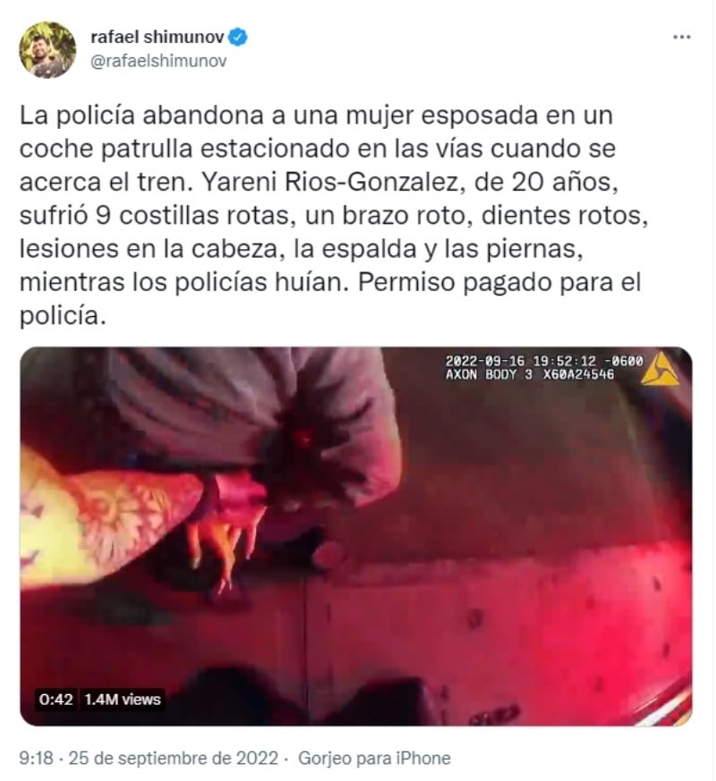 Mujer hispana fue arrollada por el tren