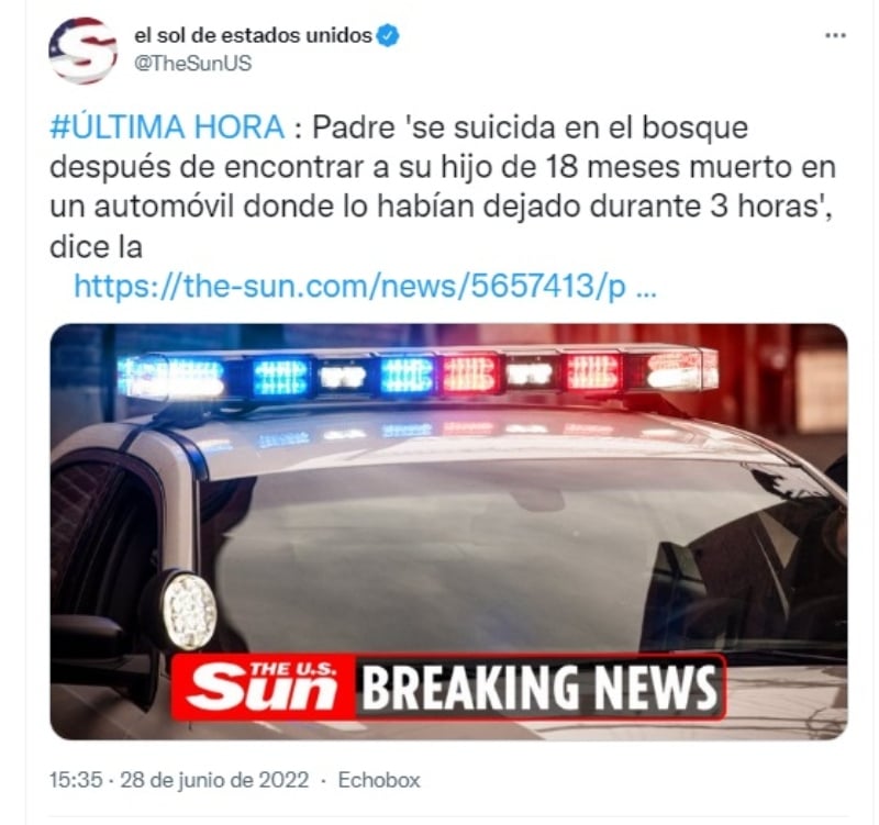 Hombre se suicida tras ver a su hijo muerto