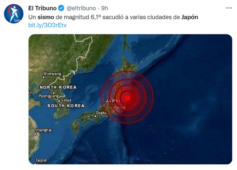 Sismo Japón alerta tsunami
